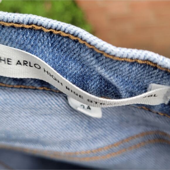 Aritzia Denim Forum Arlo High Rise Straight High-waisted straight jeans size 24 - Picture 5 of 7